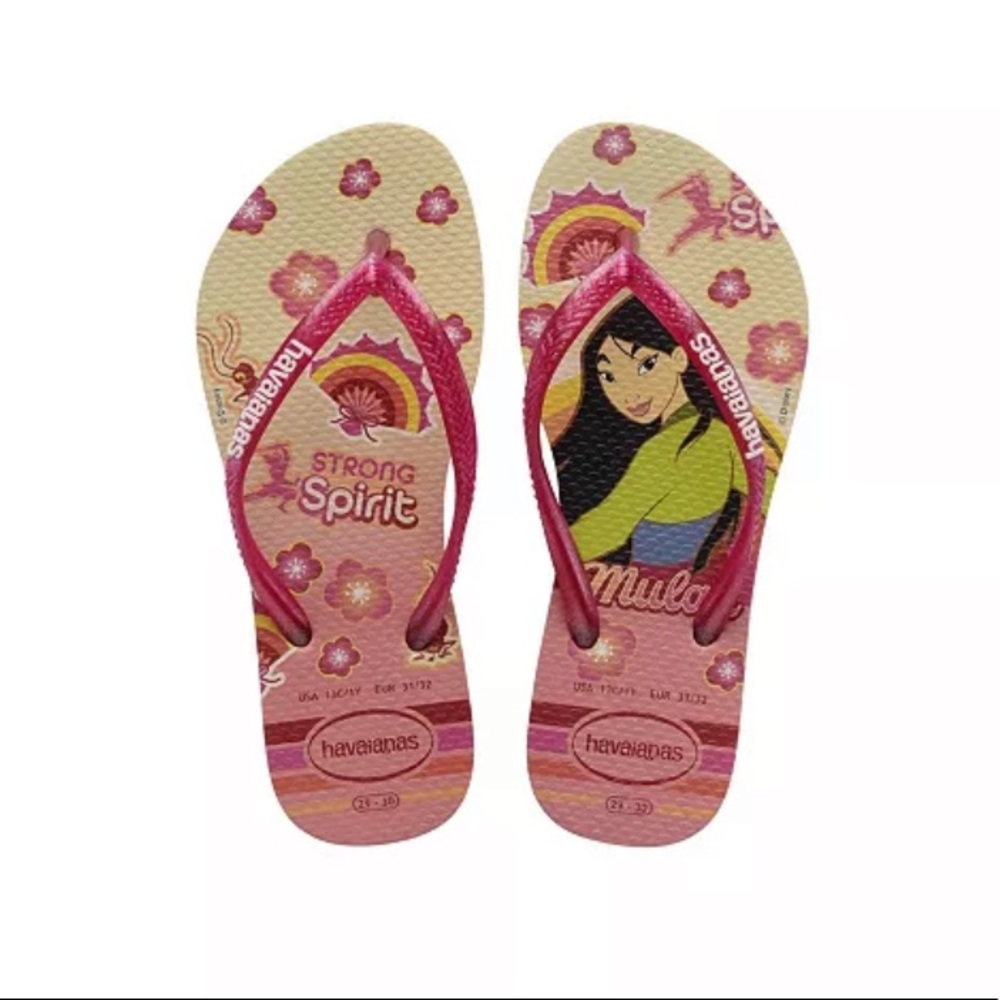 Havaiannas girls Mulan flip flops